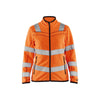 BLAKLADER 49661010 Women's Hi Vis microfleece jacket Hi Vis Reflective Work Jacket WOMEN - Antipilling Fleece