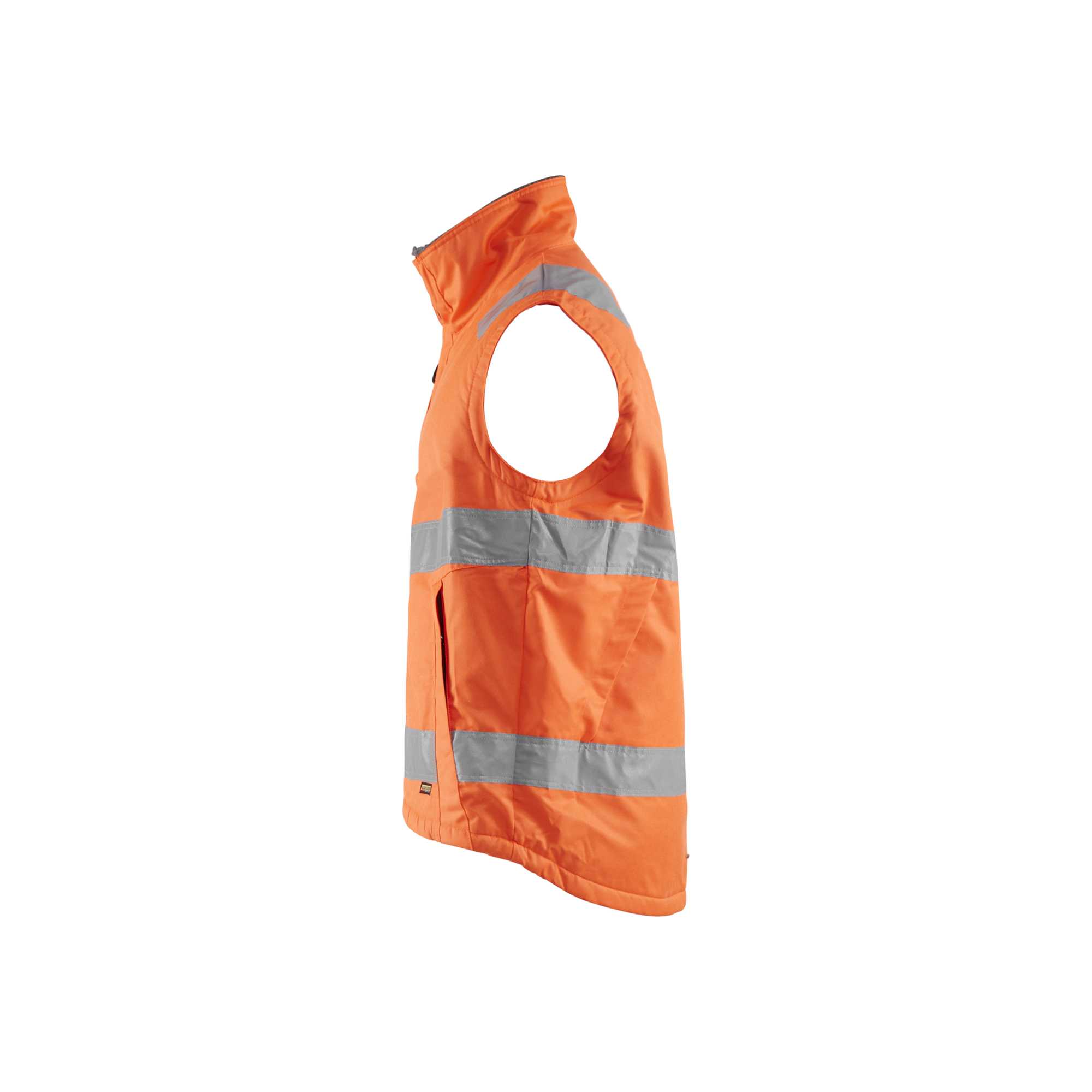 BLAKLADER 38701900 Hi Vis waistcoat Hi Vis Reflective Work Waistcoat MEN - Pile Lining