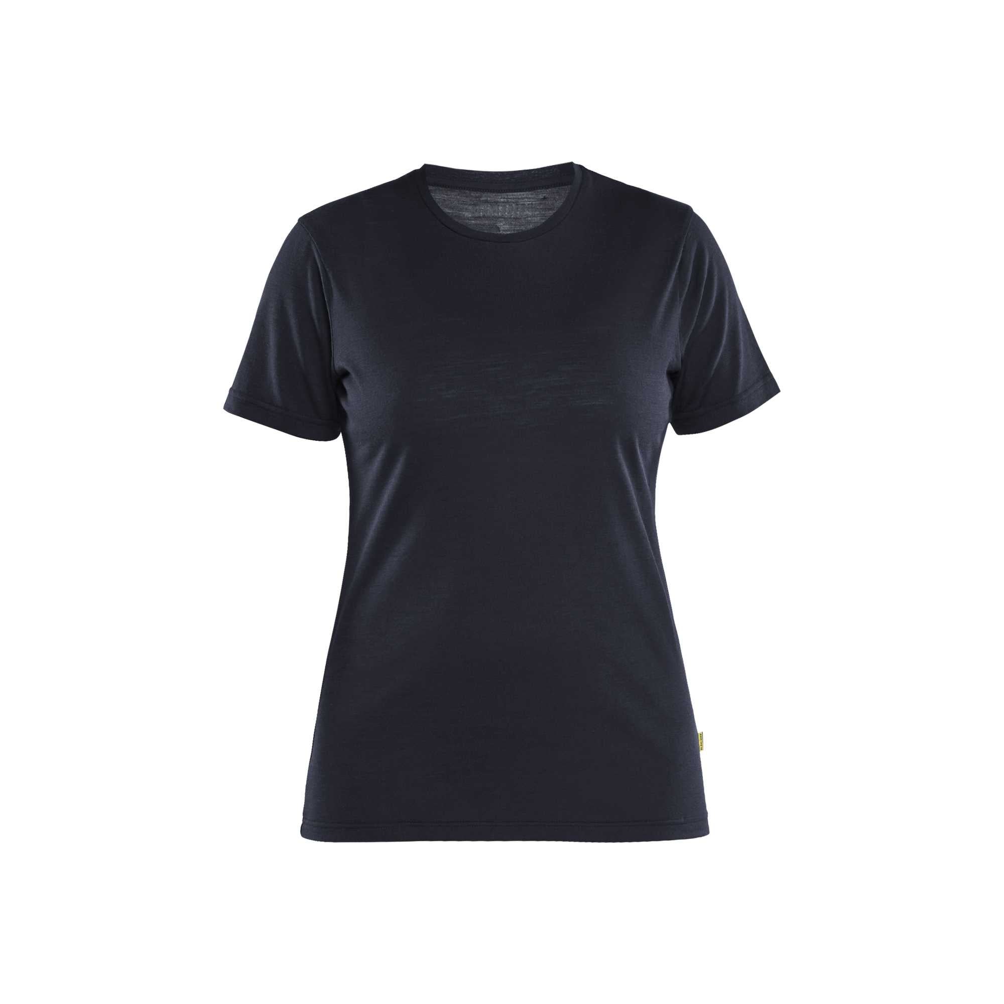 BLAKLADER 35371743 Women's Merino Wool T Shirt Short Sleeve Work T-Shirt WOMEN - 85% Merino Wool