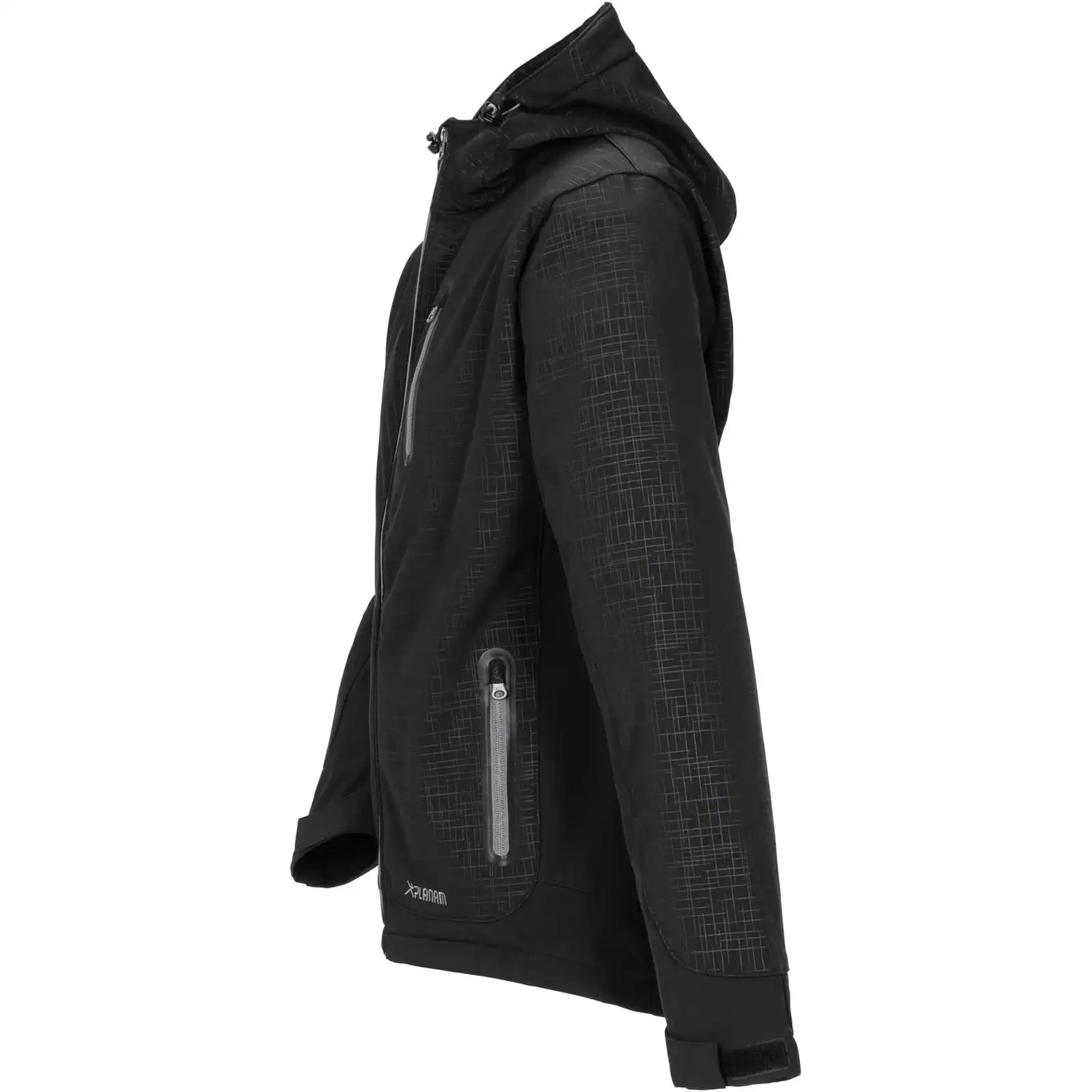 Planam Outdoor Cube Softshelljacke schwarz XS schwarz - Produktbild ohne Model