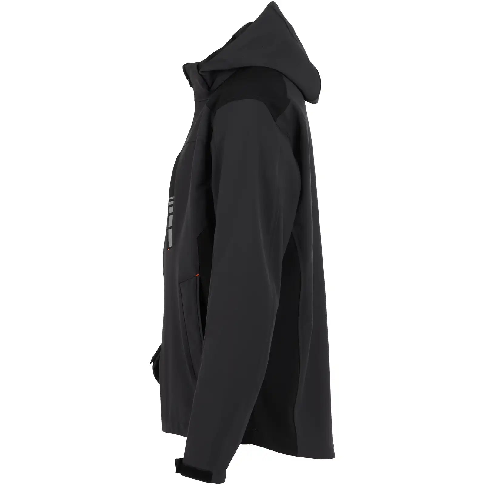 Planam Moto Softshelljacke grau/schwarz S grau/schwarz - Produktbild ohne Model