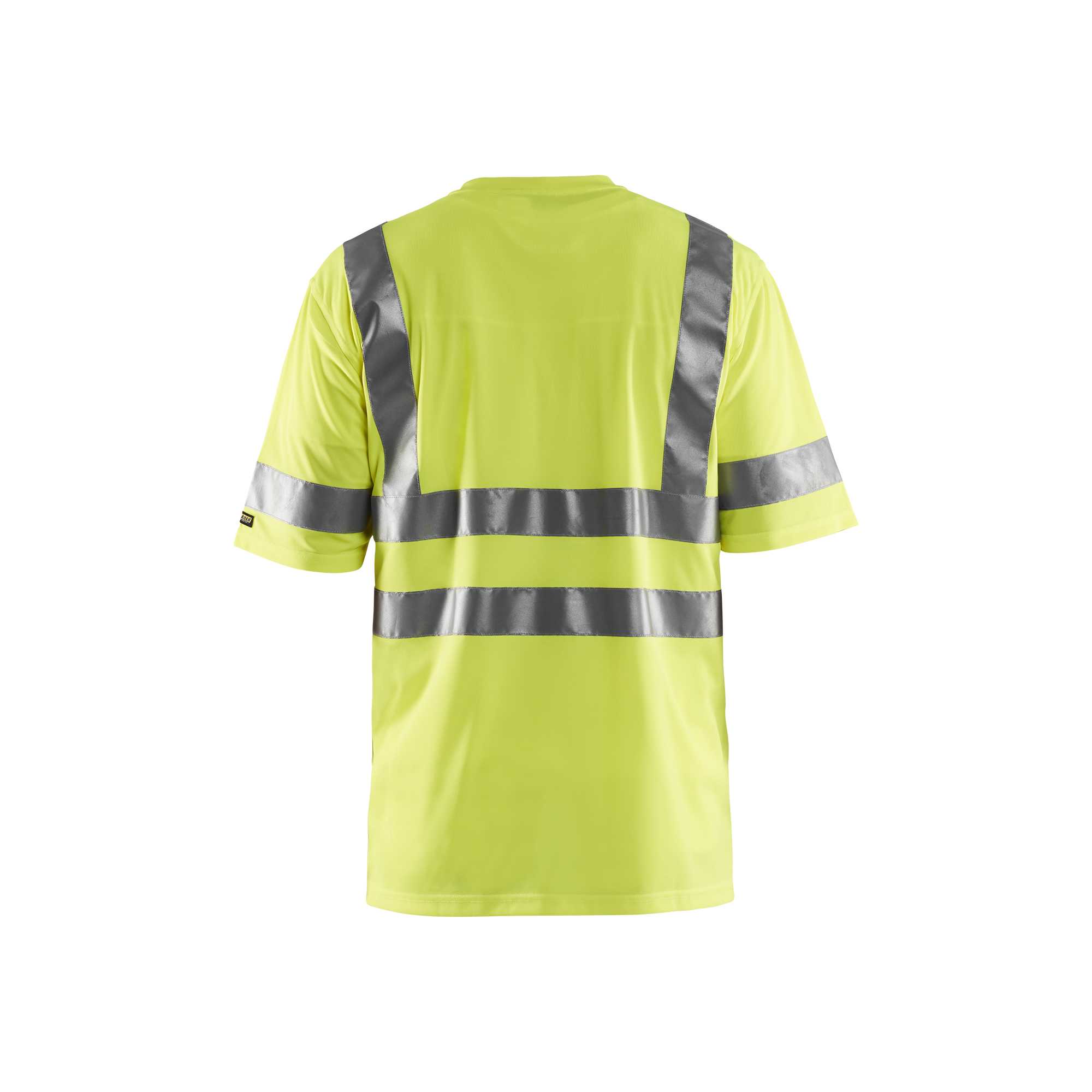 BLAKLADER 34131009 Hi Vis T shirt Hi Vis Reflective Short Sleeve Work T-Shirt MEN - 100% Polyester