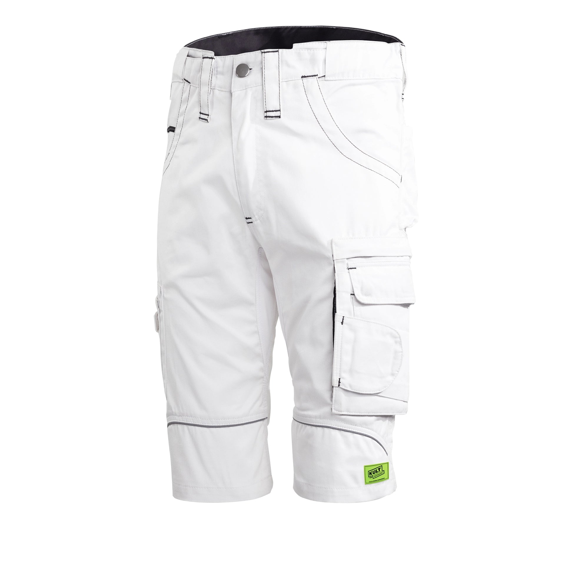 TMG Kult Worker Work shorts white - KW-180030_Arbeitsshorts_weiss_vorne_1920x1920