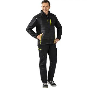 Planam PLANAM Stretchline Winterjacke schwarz XS schwarz - Produktbild mit Model