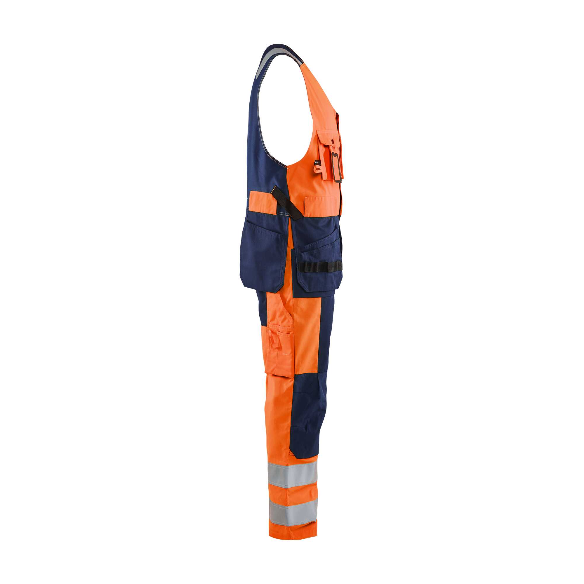 BLAKLADER 26531804 Hi Vis Sleeveless Overall Work Overall Men - polyester cotton blend