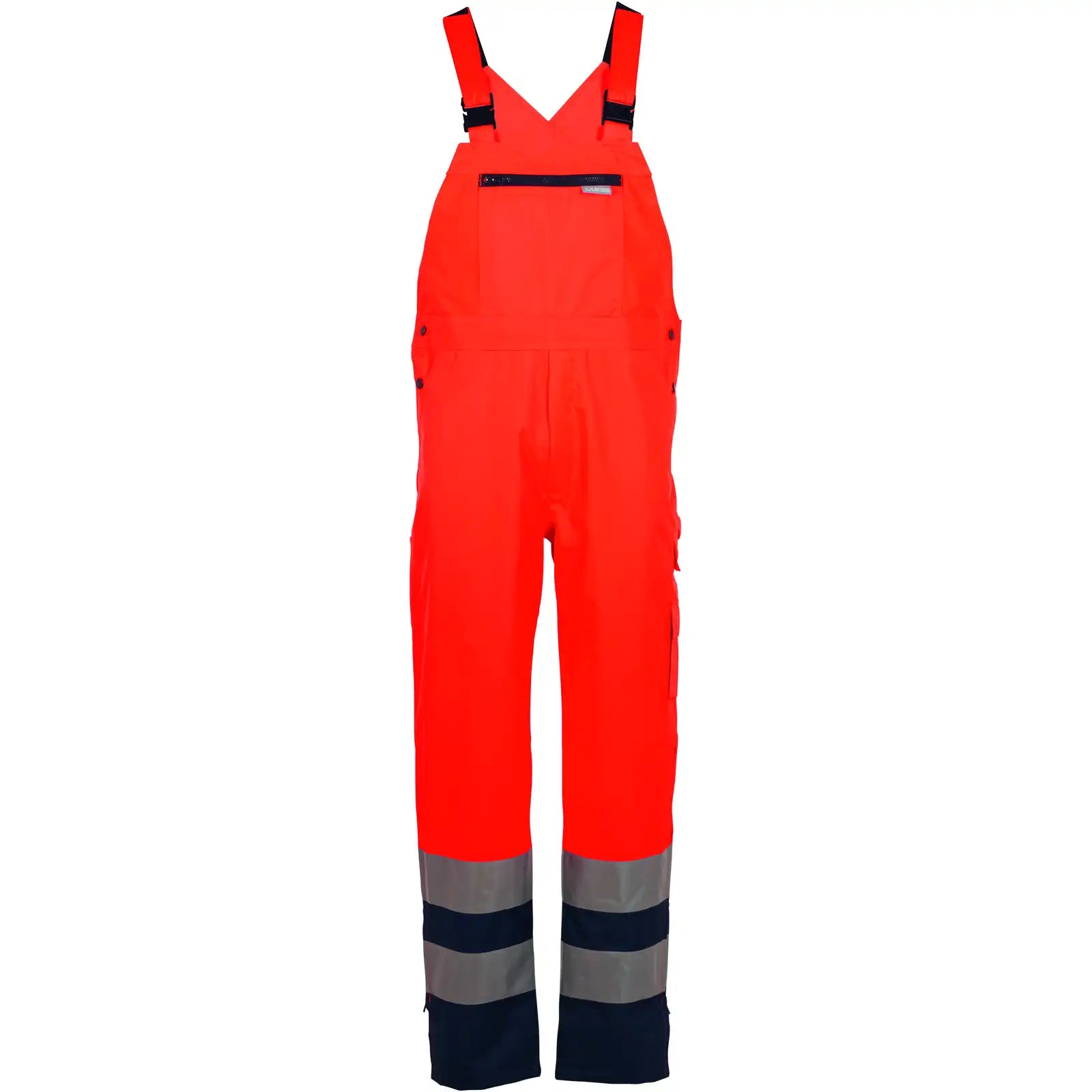 Planam Warnschutz Regenlatzhose orange/marine 4XL orange/marine - Vorschaubild