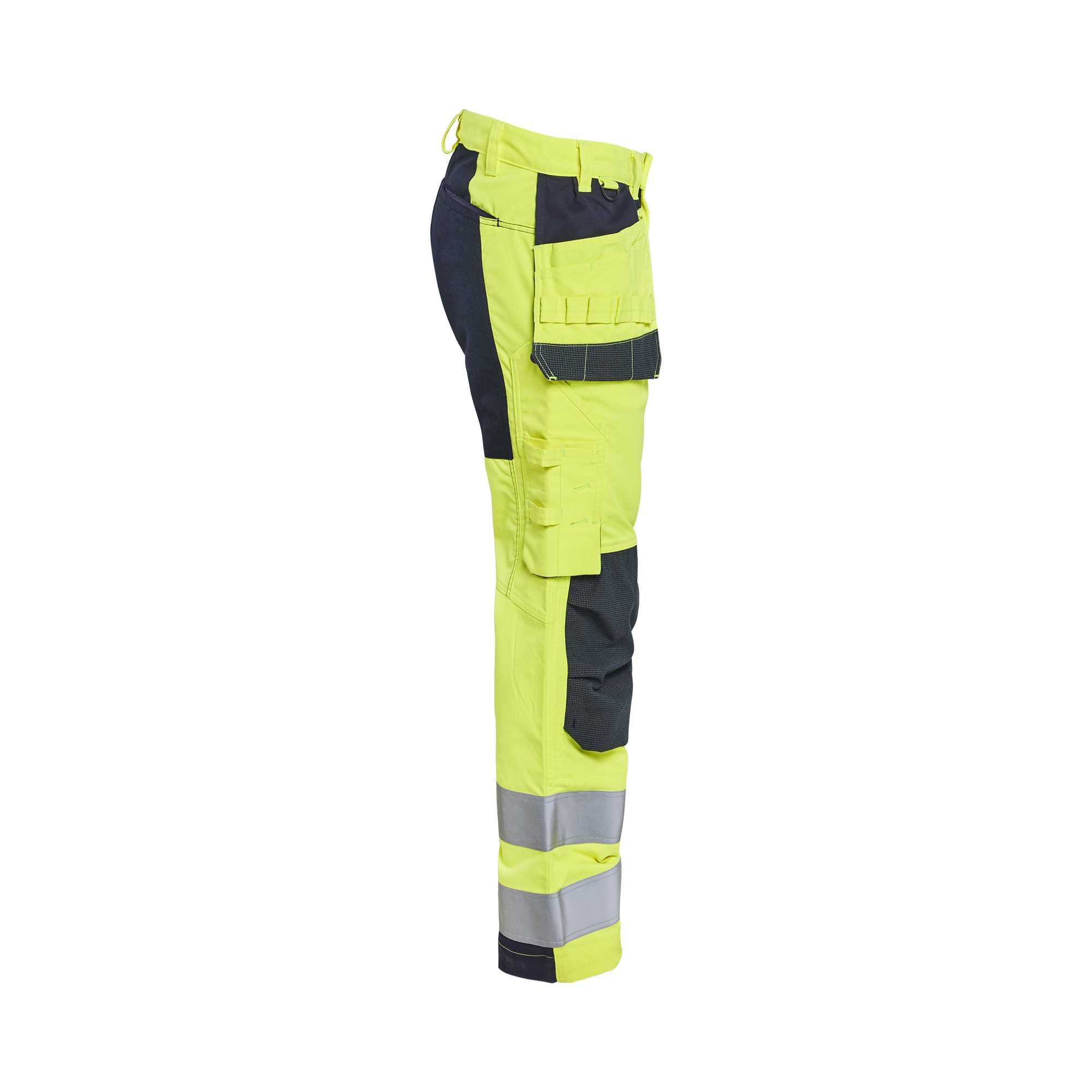 BLAKLADER 15871512 | Multinorm Inherent Hose mit Stretch Hi Vis Reflektierende Arbeitshose Herren - Ripstop-Gewebe