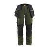 BLAKLADER 71701149 | STRIKER Women's Craftsman Trousers with Stretch Work Trousers Women - Cordura Denim
