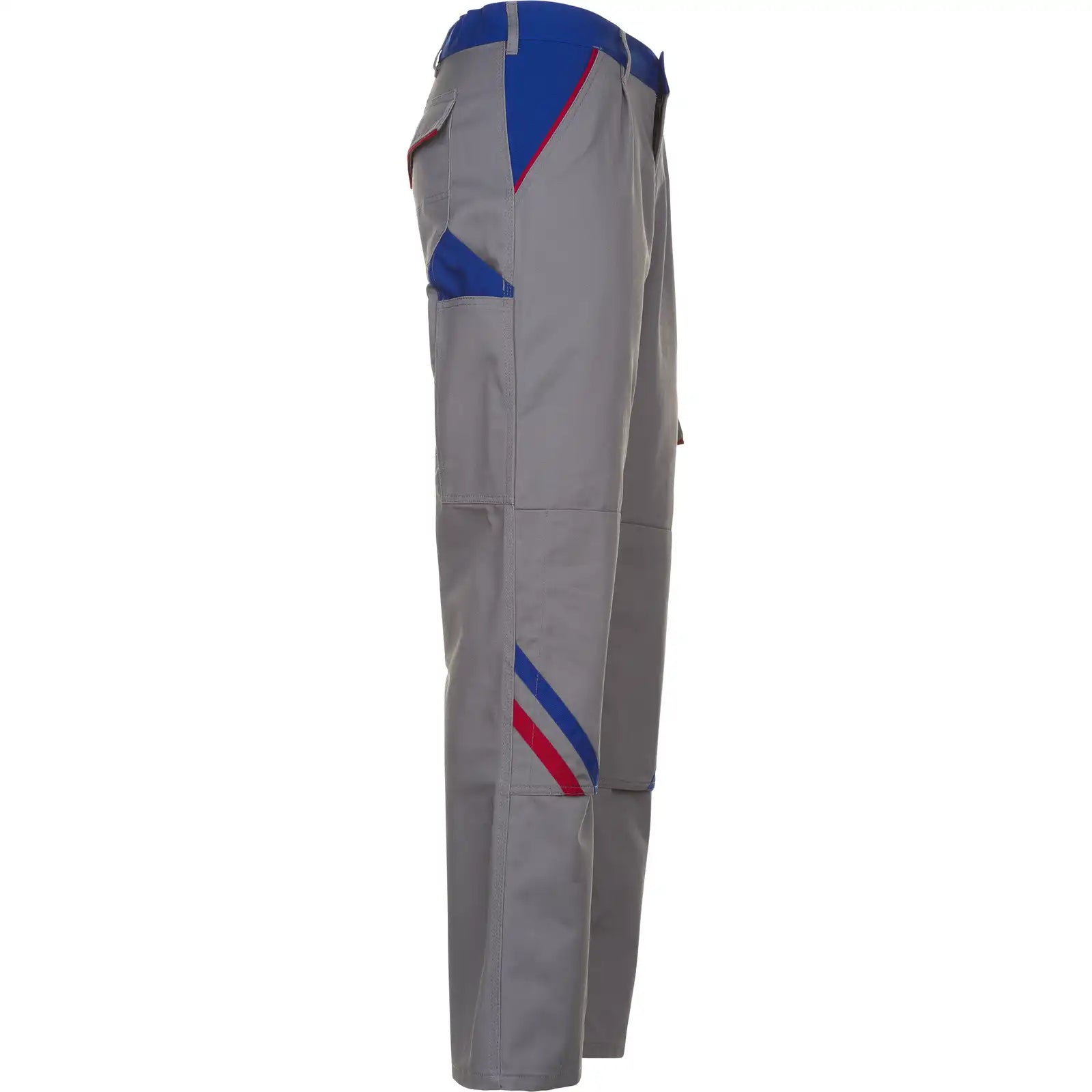 Planam Highline Bundhose zink/kornblumenblau/rot 102 zink/kornblumenblau/rot - Produktbild ohne Model