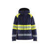 BLAKLADER 44701977 Women’s Hi Vis Winter Jacket Hi Vis Reflective Work Jacket WOMEN - Waterproof