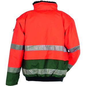 Planam Warnschutz Comfortjacke orange/grün S orange/grün - Produktbild ohne Model