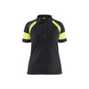 BLAKLADER 35291050 Women's Polo Shirt with Hi vis Hi Vis Reflective Short Sleeve Work Polo WOMEN - 60% Cotton