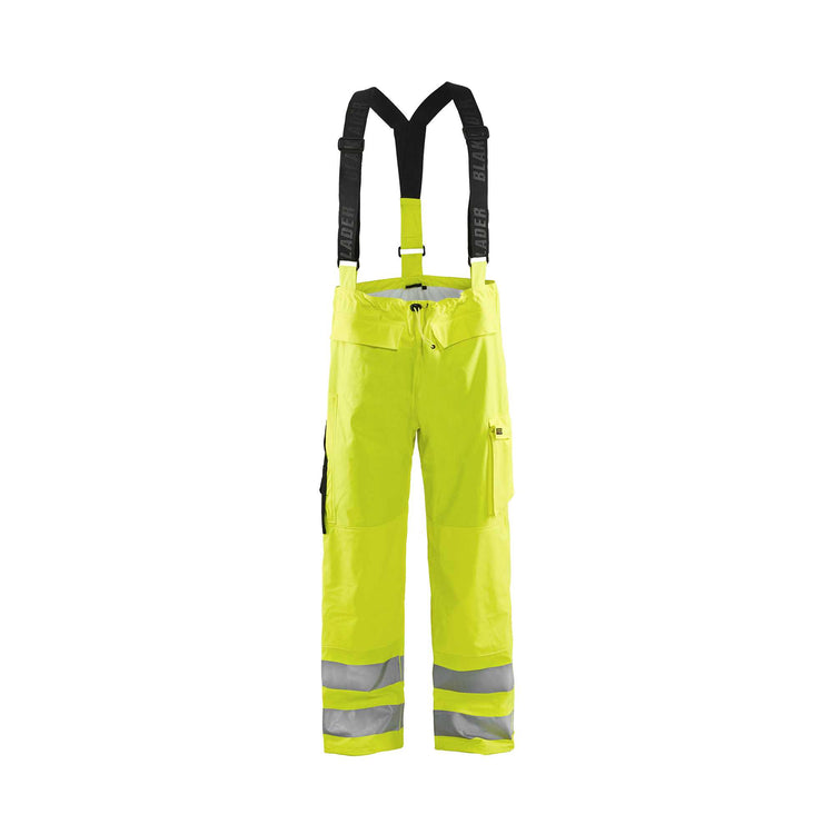 BLAKLADER 13032009 Flammhemmende Regenhose Hi Vis Reflektierende Arbeitshose Herren - wasserdicht