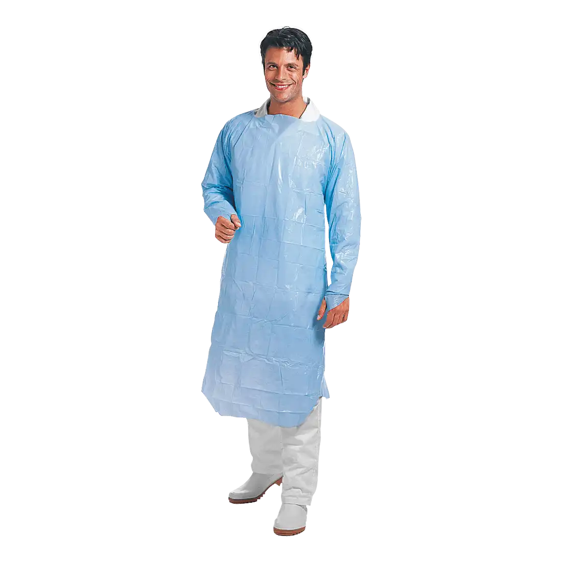 SIR SAFETY POLIETIL (50 Stk.) Langarm-Arbeitshemd HERREN – 100 % Polyethylen