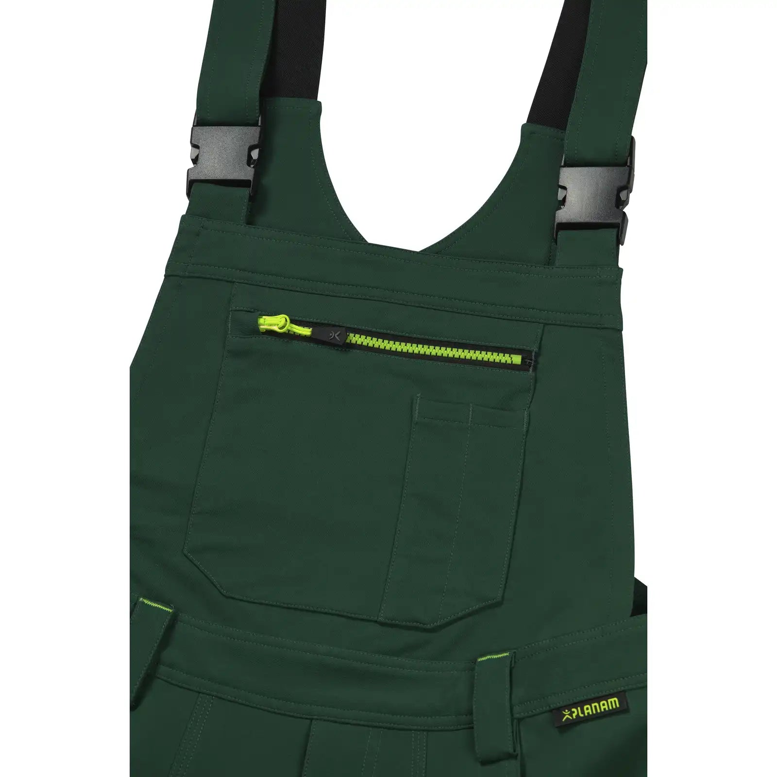 Planam rECOline Latzhose zink/schwarz      102 zink/schwarz - Extra Detailbild