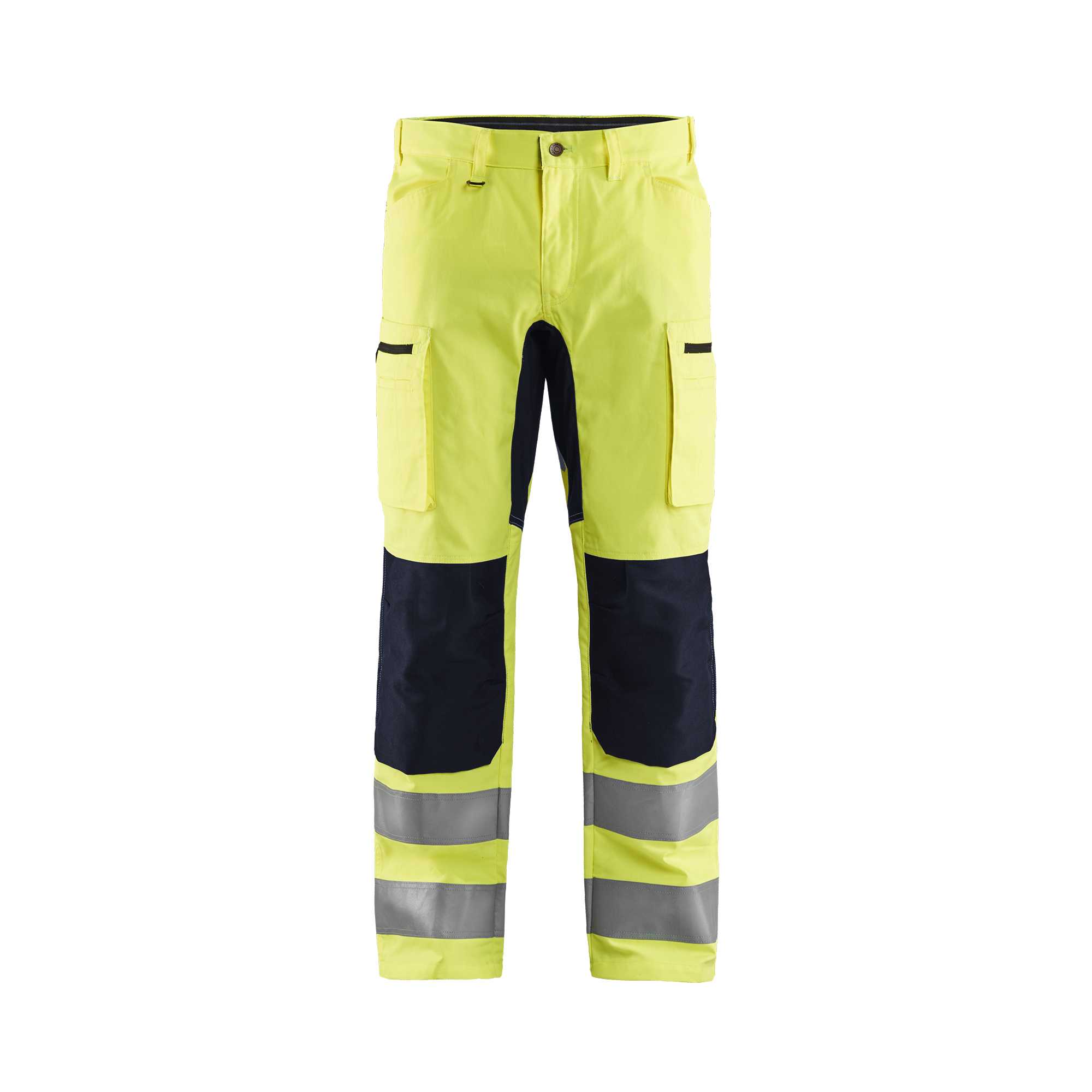 BLAKLADER 15851811 | Hi Vis-broek met stretch Hi Vis Reflecterende Werkbroek Heren - Klasse 2 Gecertificeerd