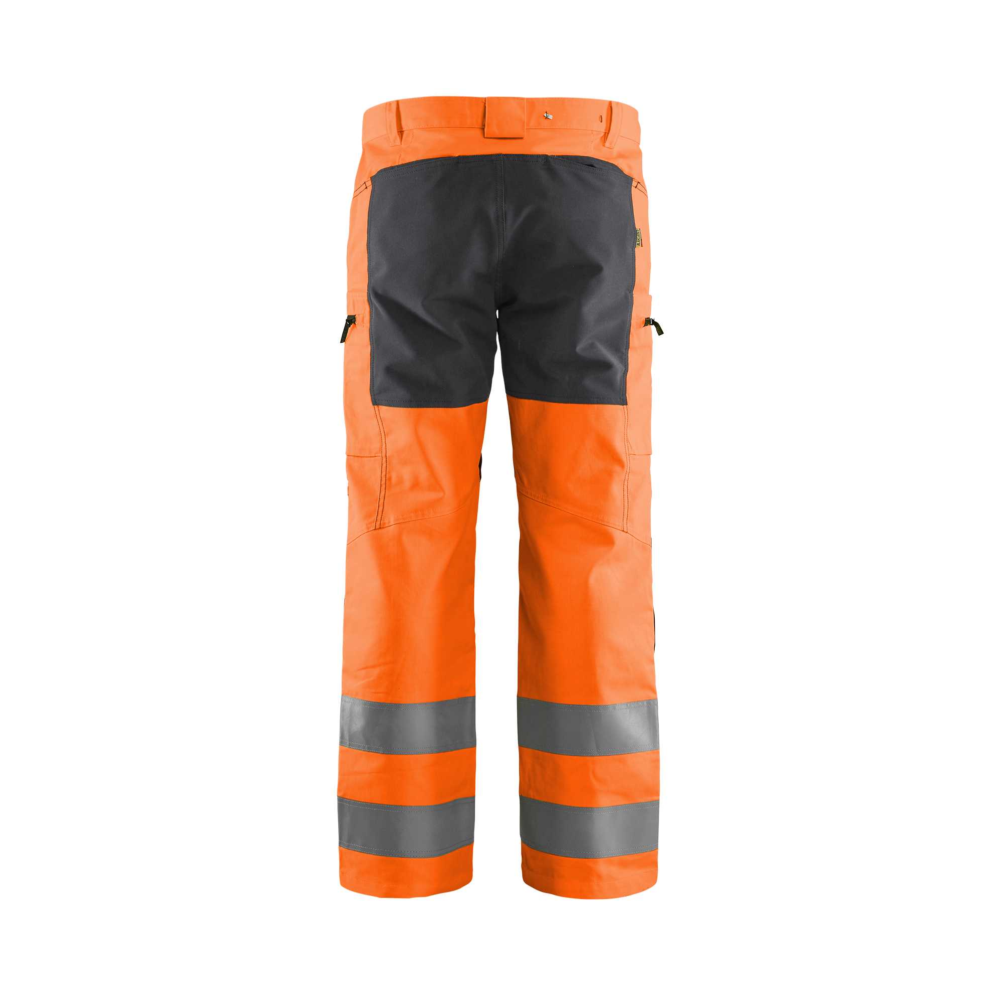 BLAKLADER 15851811 | Hi Vis trousers with stretch Hi Vis Reflective Work Trousers Men - Class 2 Certified