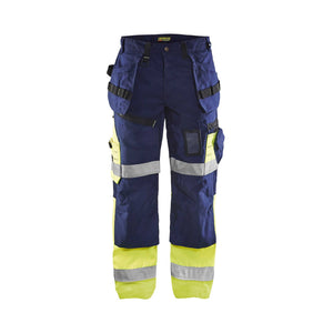 BLAKLADER 15081860 High Vis broek X1500 High Vis Reflecterende Werkbroek Heren - Twillstof