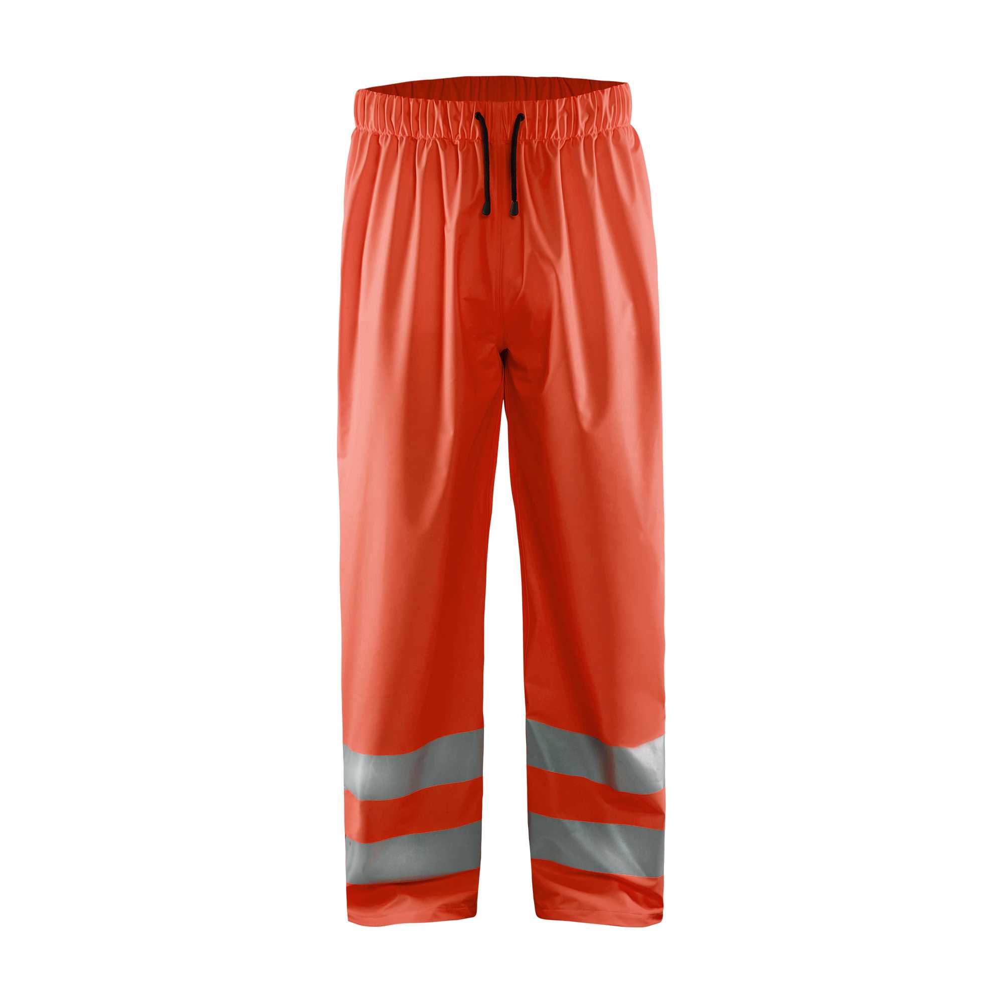 BLAKLADER 13842000 Rain Trousers Hi Vis LEVEL 1 Hi Vis Reflective Work Trousers Men - waterproof