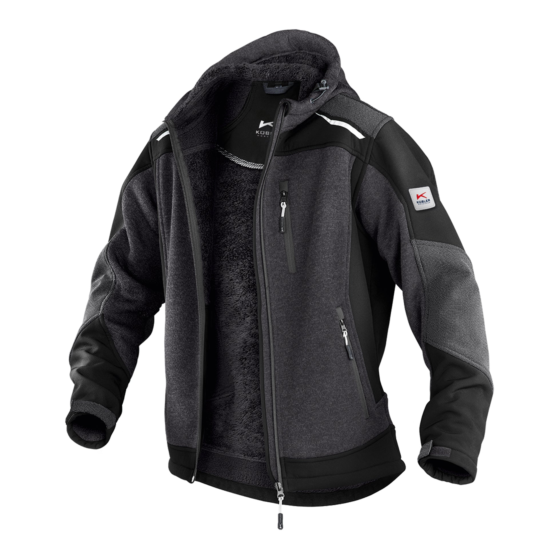 KÜBLER WEATHER Jas 17419511 Hoog Zichtbaar Reflecterende Werkjas HEREN - Ademend