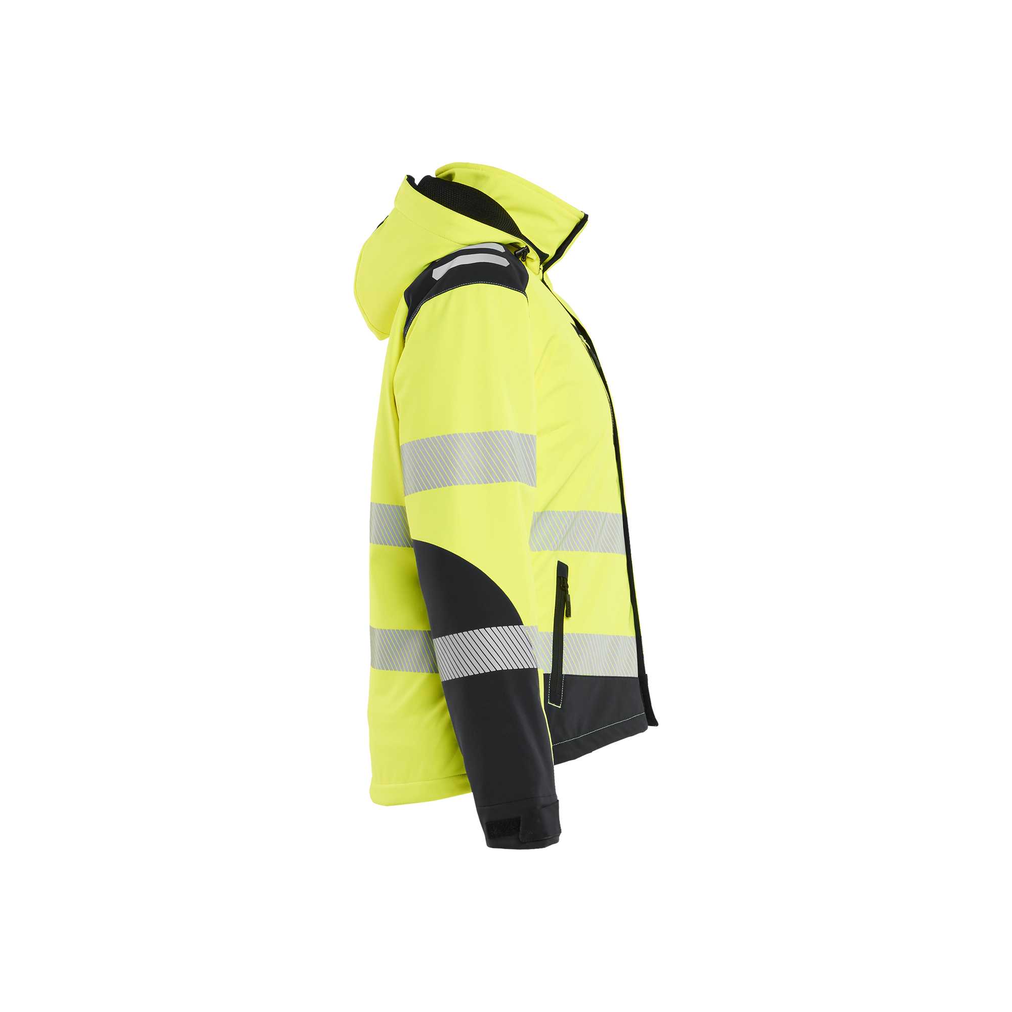 BLAKLADER 44012513 Women's Hi vis Lightweight lined Winter Softshell Jacket Hi Vis Reflective Softshell Work Jacket WOMEN - Waterproof
