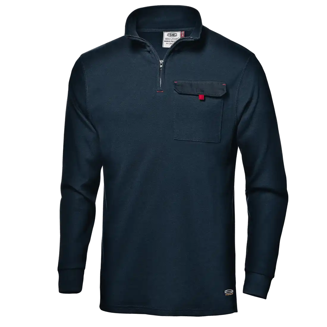 SIR SAFETY ZARA polo Long Sleeve Work Polo MEN - 60% Cotton 40% Polyester