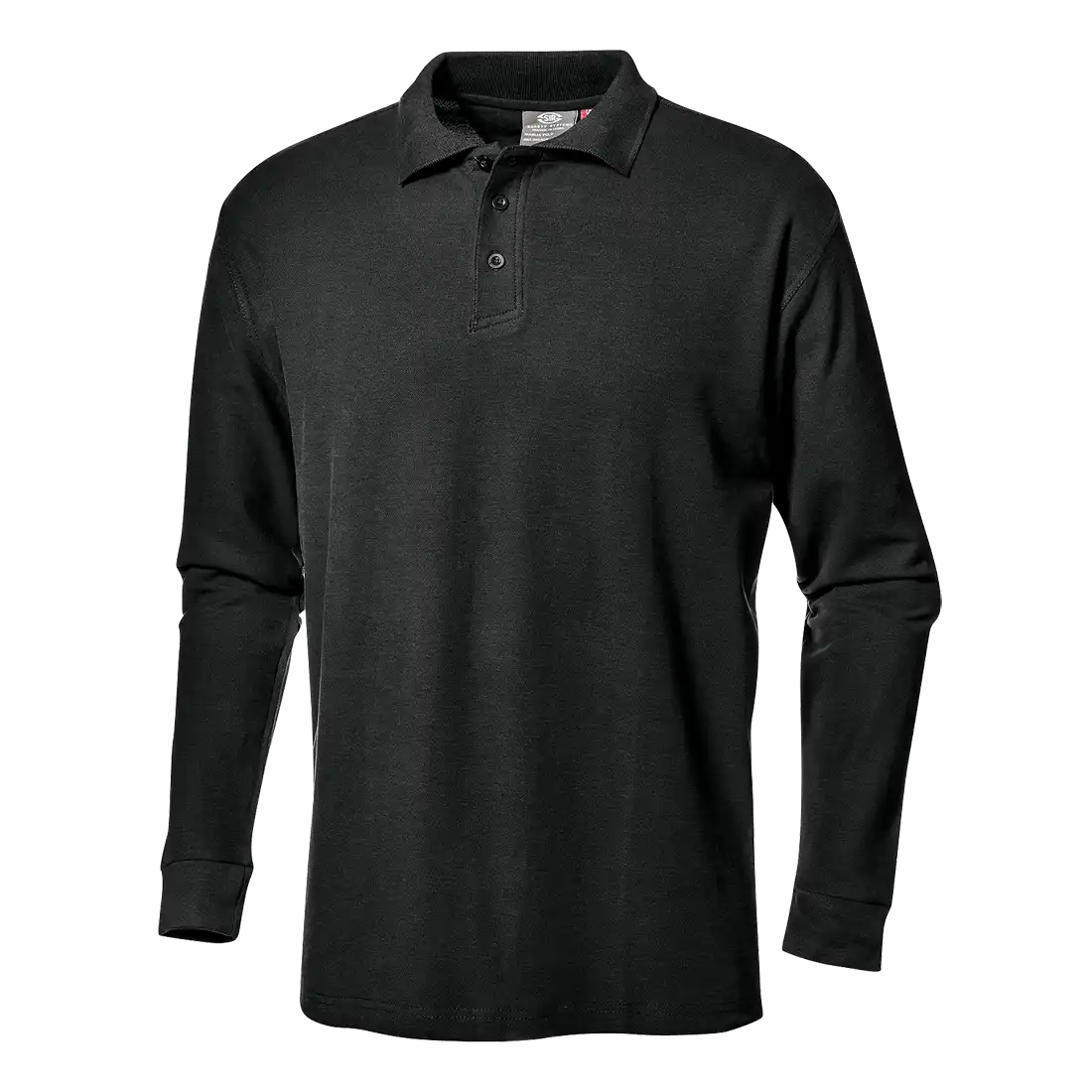 SIR SAFETY PIQUET Polo Langarm Arbeits-Poloshirt HERREN - 100% Baumwolle