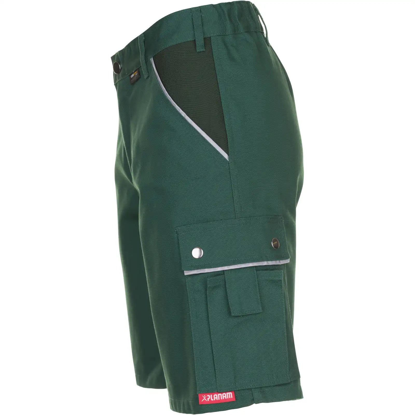 Planam Canvas 320 Shorts grün/grün S grün/grün - Produktbild ohne Model