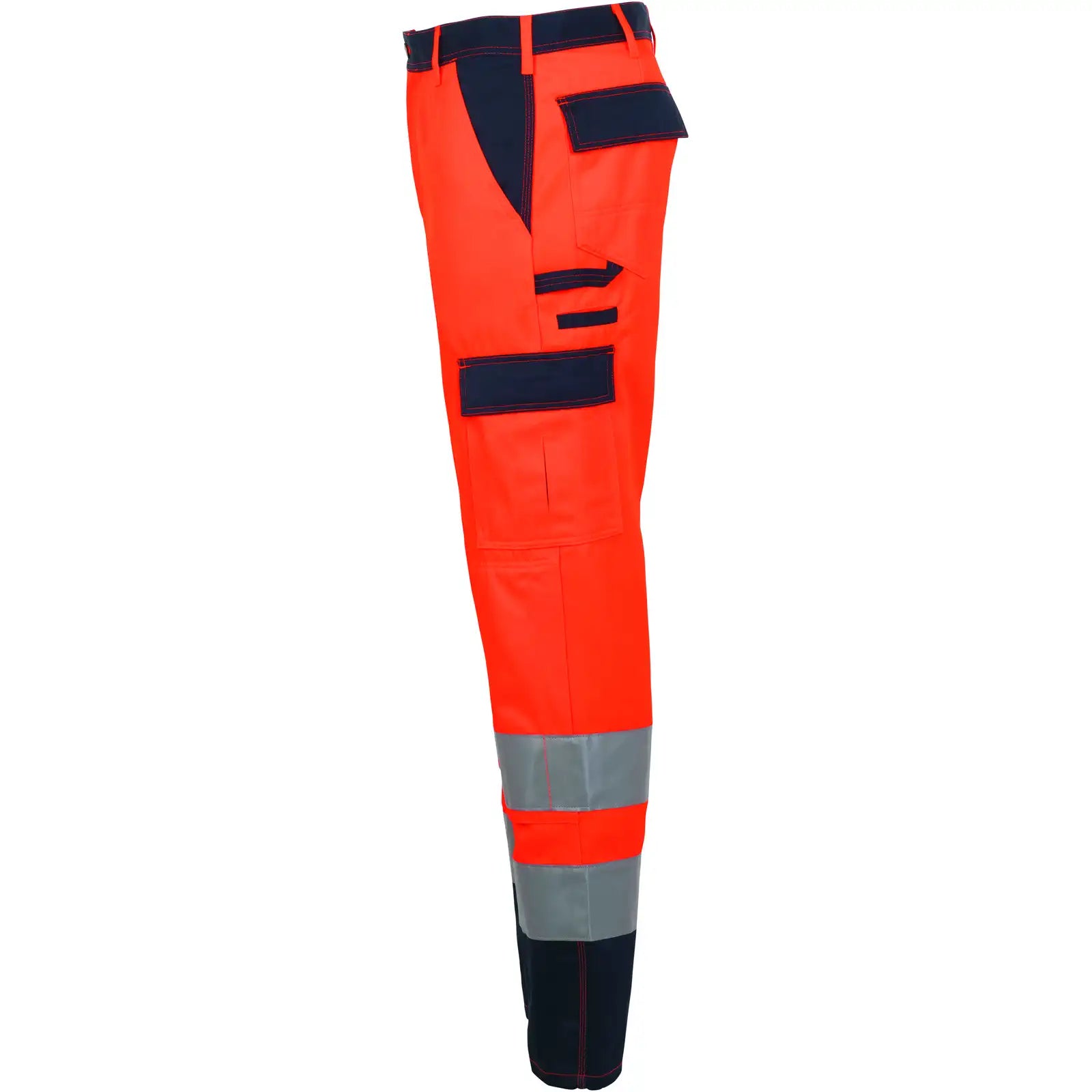 Planam Warnschutz Bundhose orange/marine 102 orange/marine - Produktbild ohne Model