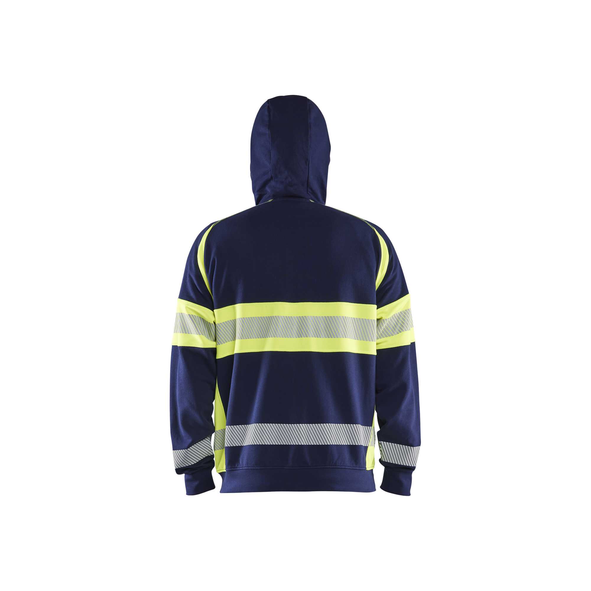 BLAKLADER 35521158 Hi Vis Hoodie Hi Vis Reflective Hoodie Work Sweatshirt MEN - 100% Cotton