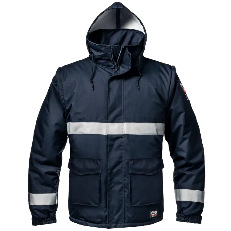 SIR SAFETY MICROLINES Giacca Pilota Idrorepellente Uomo - Maniche Removibili
