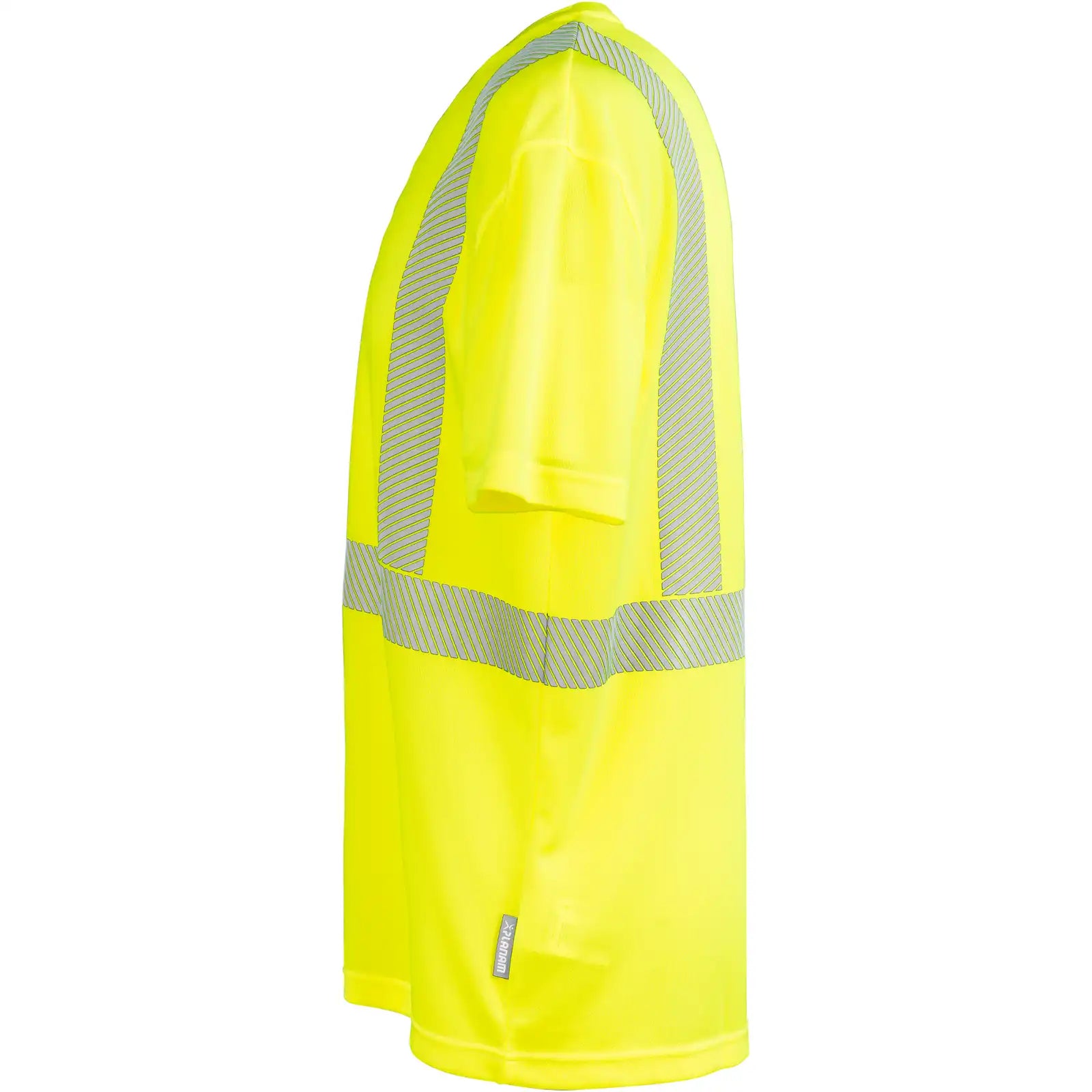 Planam Norit Warnschutz T-Shirt kurzarm gelb  XS gelb - Produktbild ohne Model