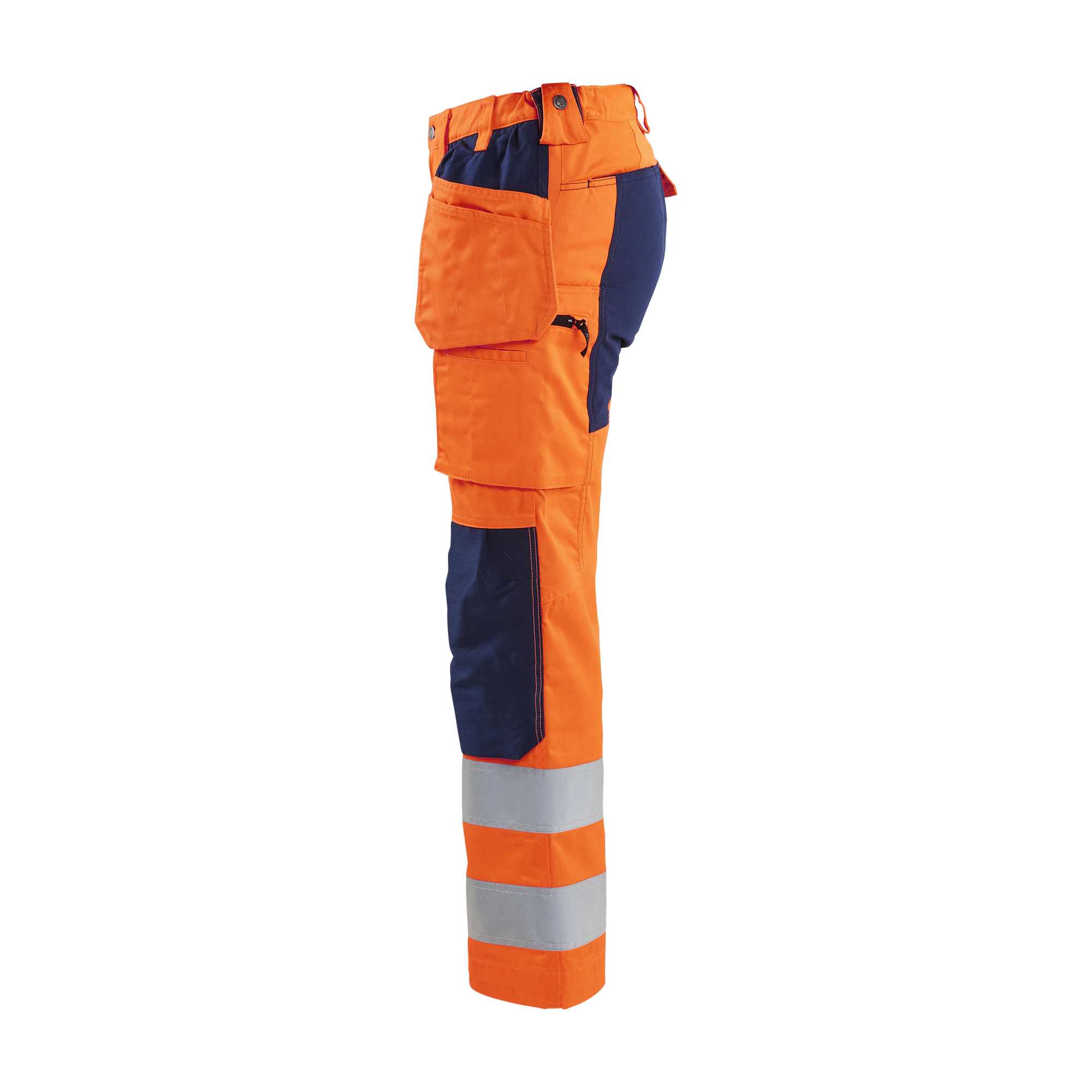 BLAKLADER 71631811 | Women's Hi Vis trousers with stretch Hi Vis Reflective Work Trousers Women - Class 2 Certified