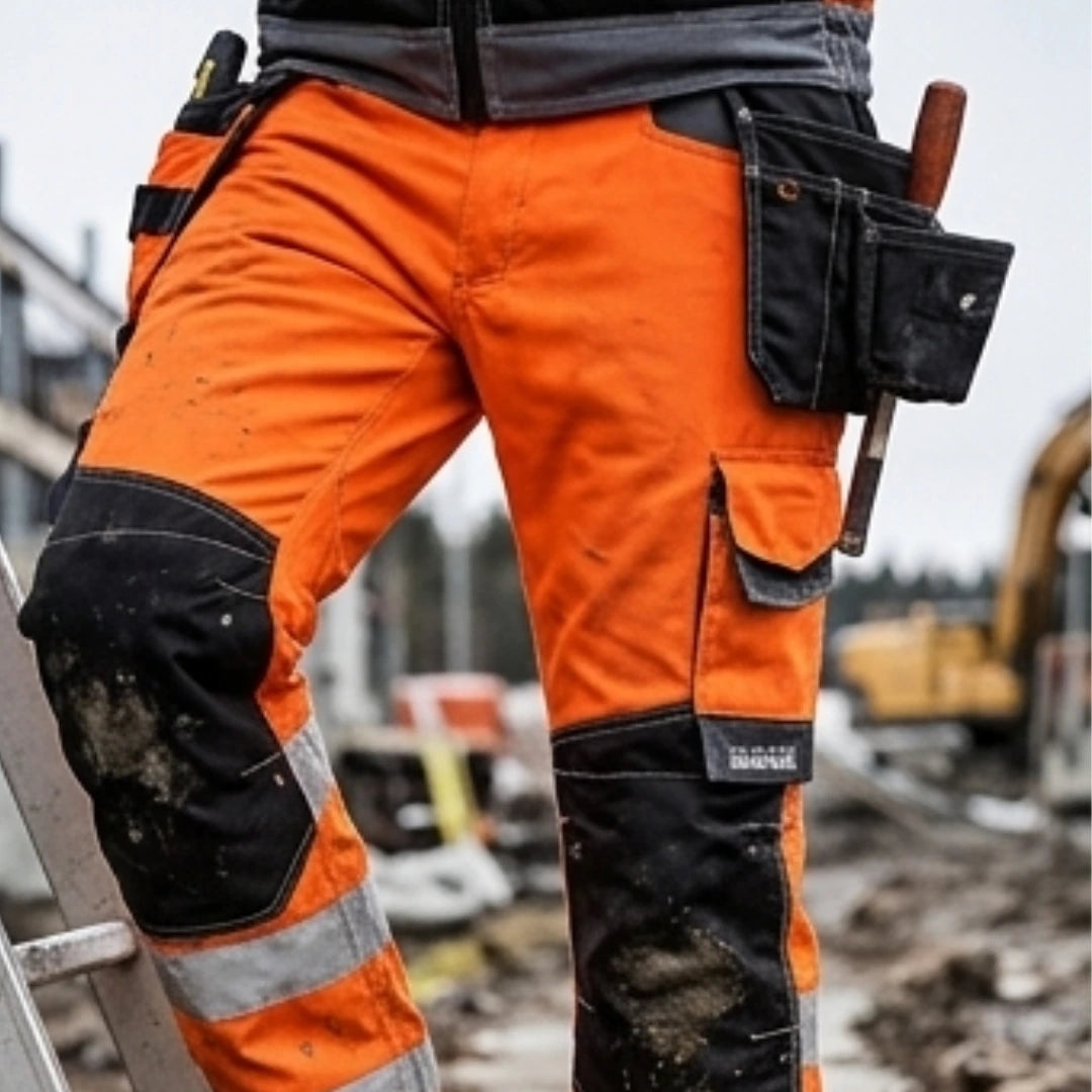 SIR SAFETY RUSH High Vis Arbeitshose Herren – CORDURA® verstärkte Knie