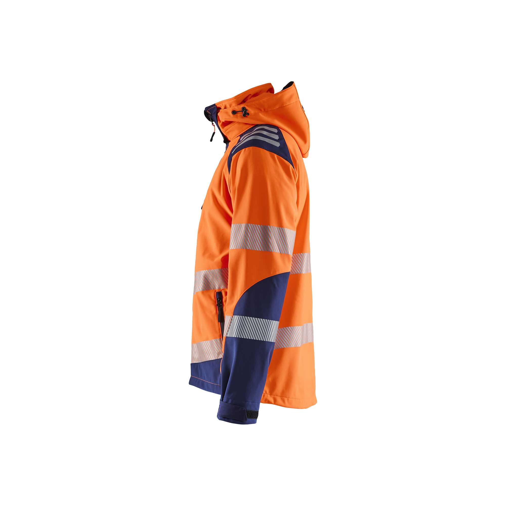 BLAKLADER 44912513 Hi Vis Softshell jacket Hi Vis Reflective Softshell Work Jacket MEN - Waterproof