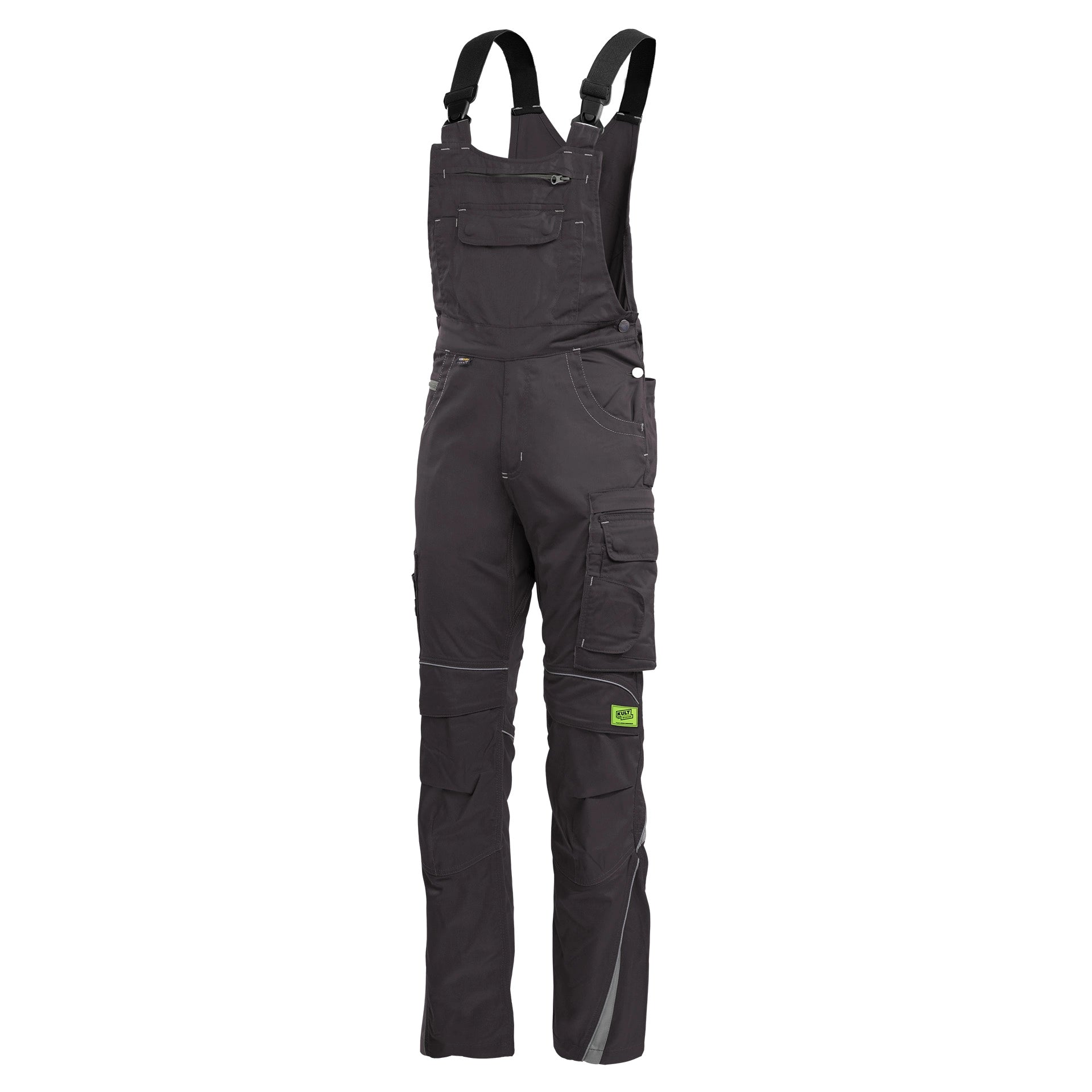 TMG Kult Worker Work dungarees grey - KW-420050_Latzhose-anthrazit_vorne_1920x1920