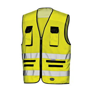 TRAFFIC GILET - Classe 2 - Alta Visibilità - Doppia Banda Riflettente