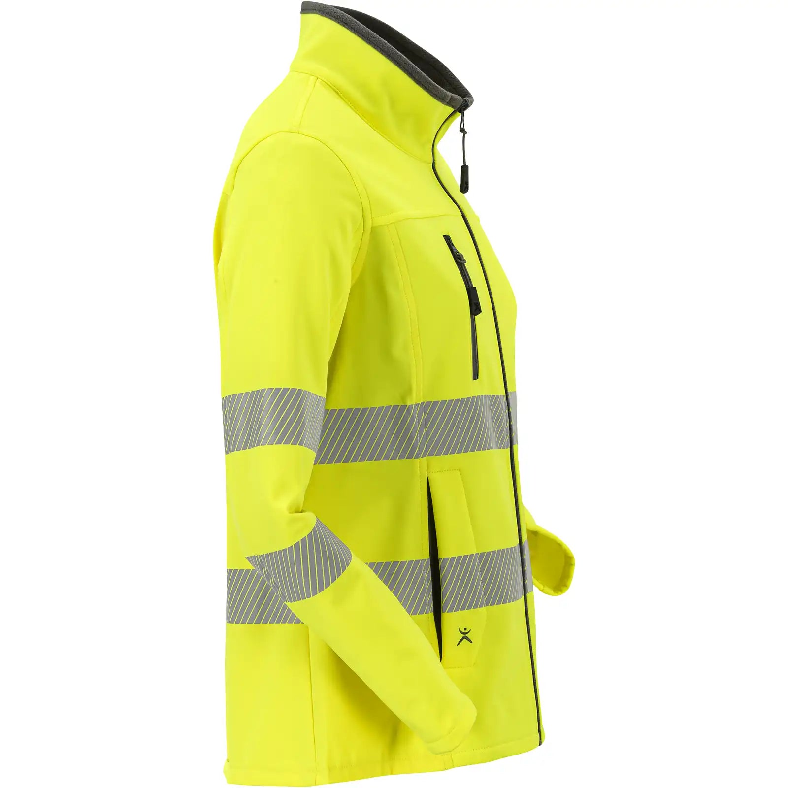 Planam Norit Warnschutz Damen Hybridjacke gelb  36 gelb - Produktbild ohne Model