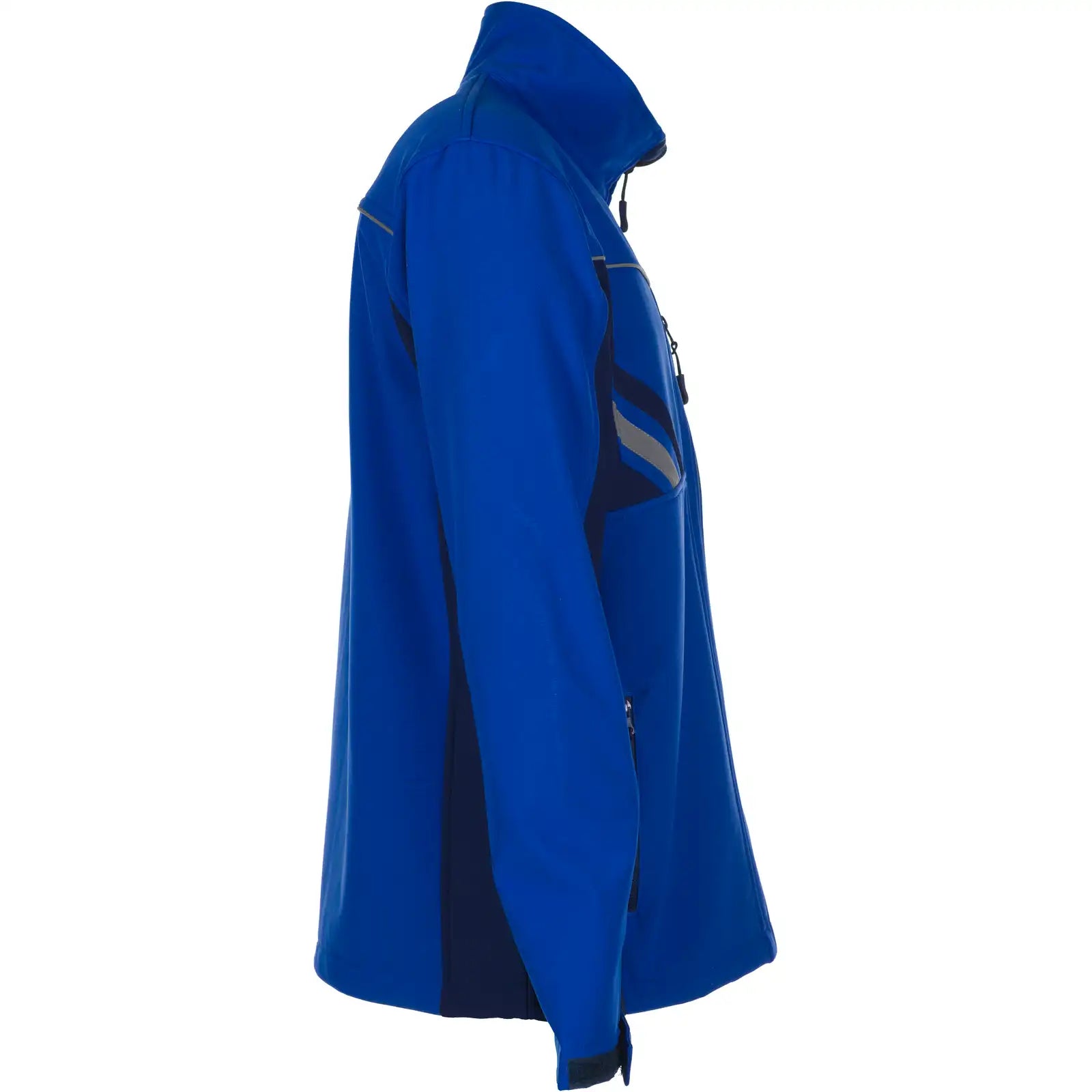 Planam Highline Softshelljacke kornblumenblau/marine XS kornblumenblau/marine/zink - Produktbild ohne Model