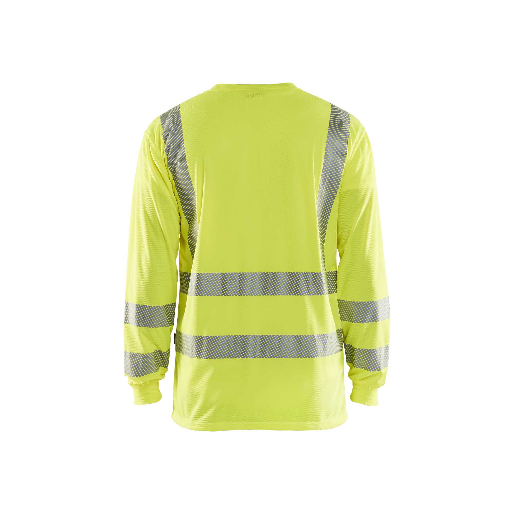 BLAKLADER 33851013 Hi Vis UV Long sleeved T shirt Hi Vis Reflective Long Sleeve Work T-Shirt MEN - 100% Polyester