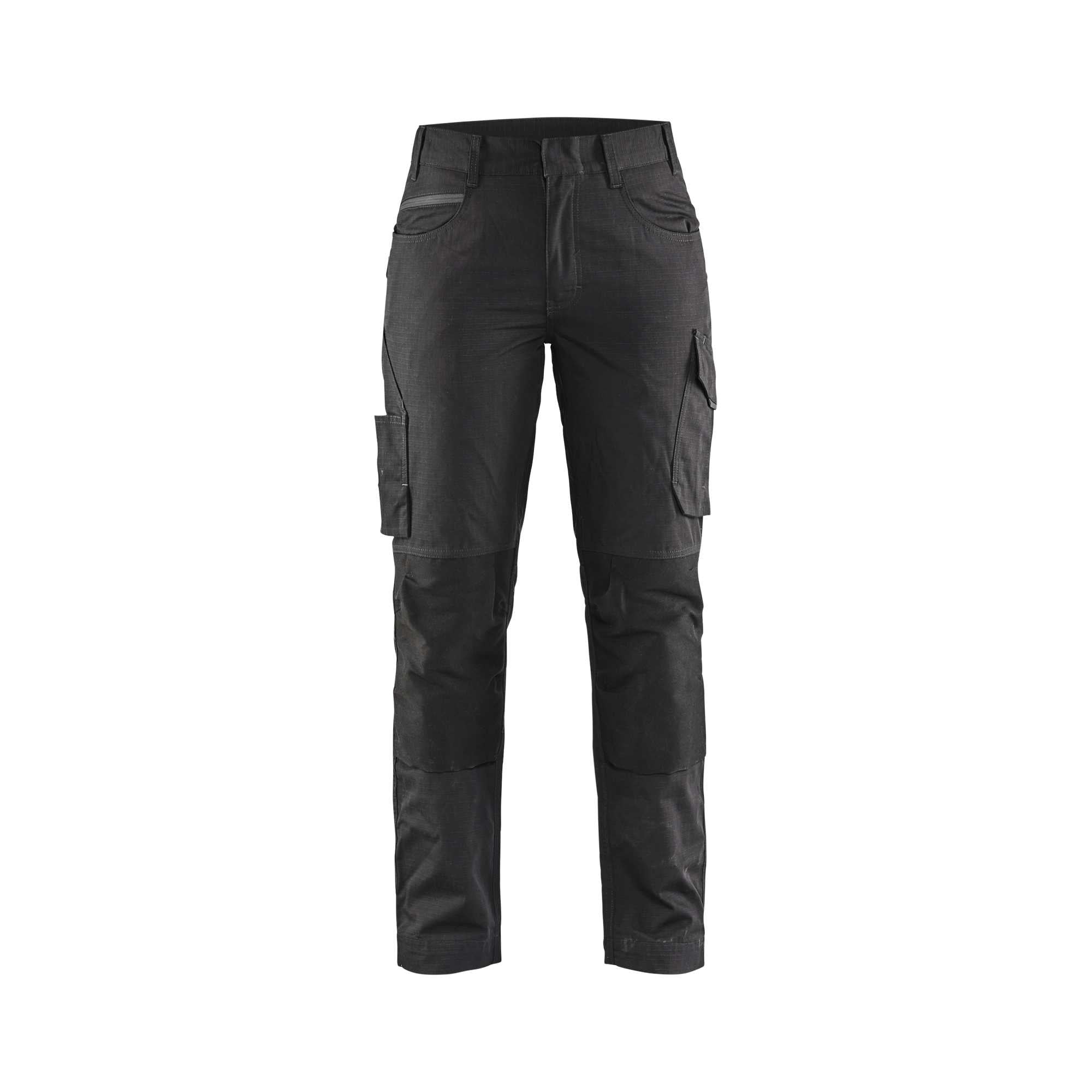 BLAKLADER 71951330 | Dames servicetrousers met stretch Hi Vis Reflecterende Werkbroek Dames - Ripstopstof