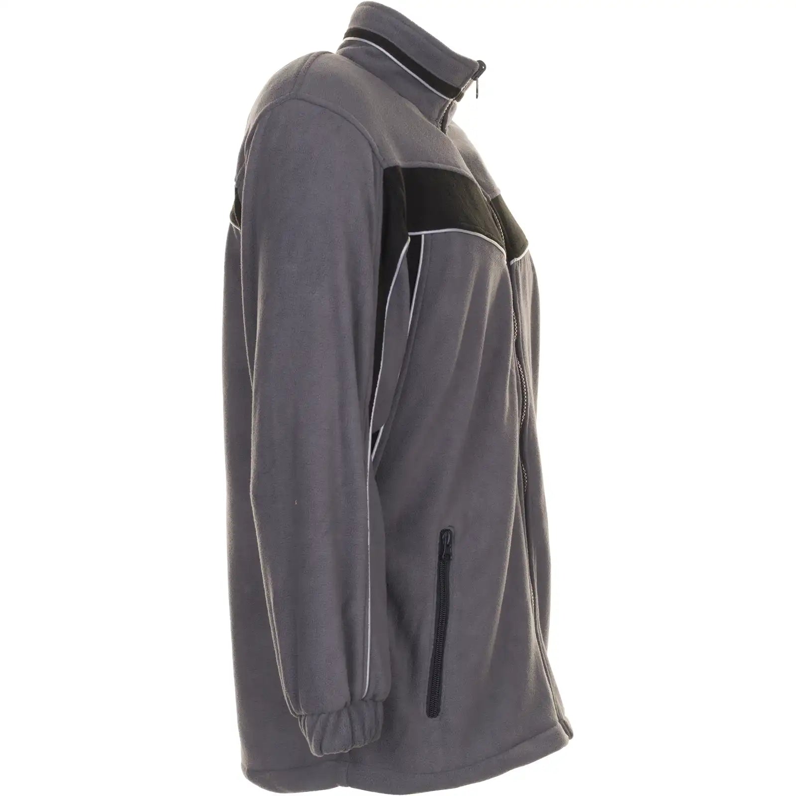 Planam Plaline Fleecejacke schiefer/schwarz XS schiefer/schwarz - Produktbild ohne Model