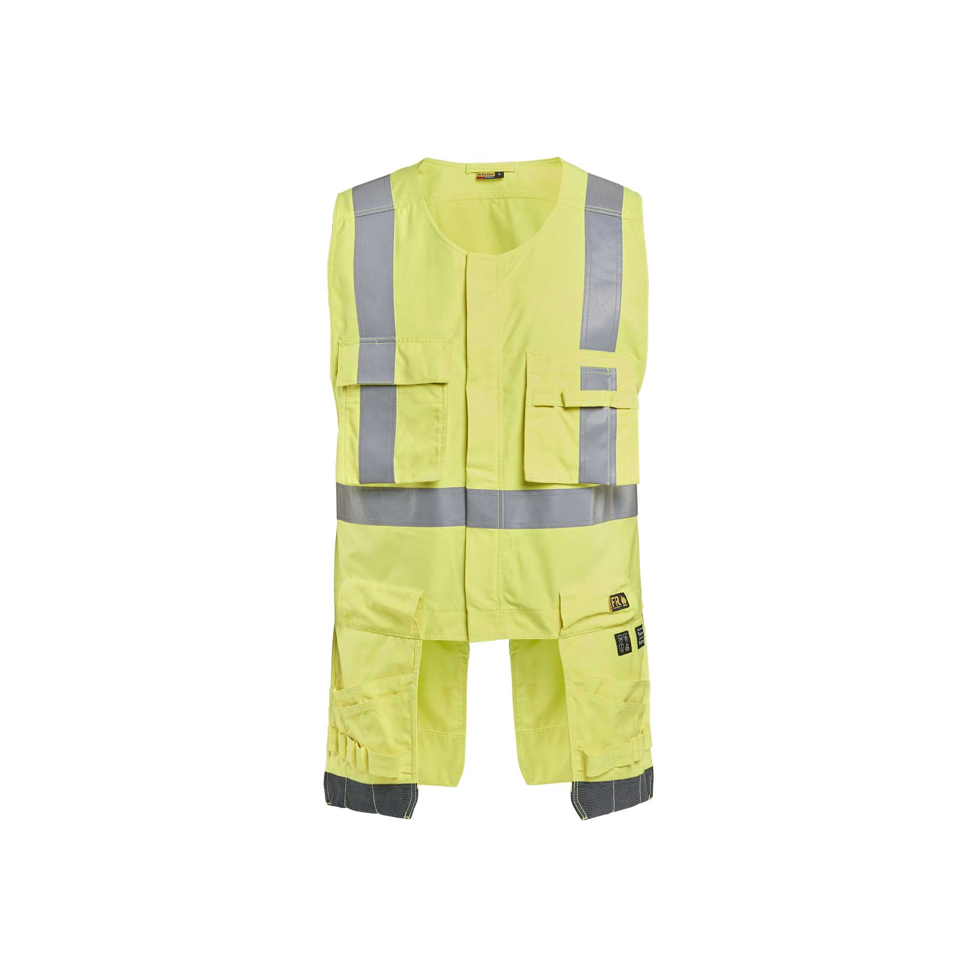 BLAKLADER 30891512 MULTINORM INHERENT WAISTCOAT Hi Vis Reflective Work Waistcoat MEN - Flame Retardant