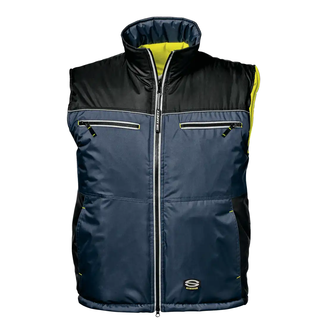 SIR SAFETY CAPRICORNO Warnschutz Reflektierende Arbeitsweste HERREN - Wendejacke