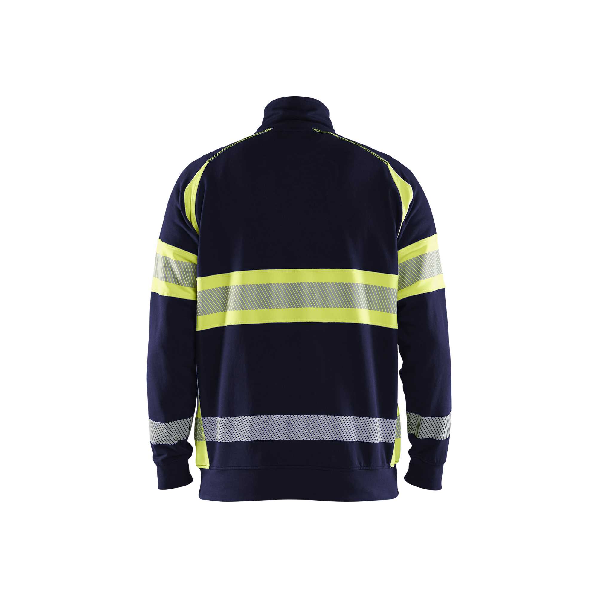 BLAKLADER 35531158 Hi Vis Sweater Hi Vis Reflective Half-zip Work Sweatshirt MEN - 100% Cotton