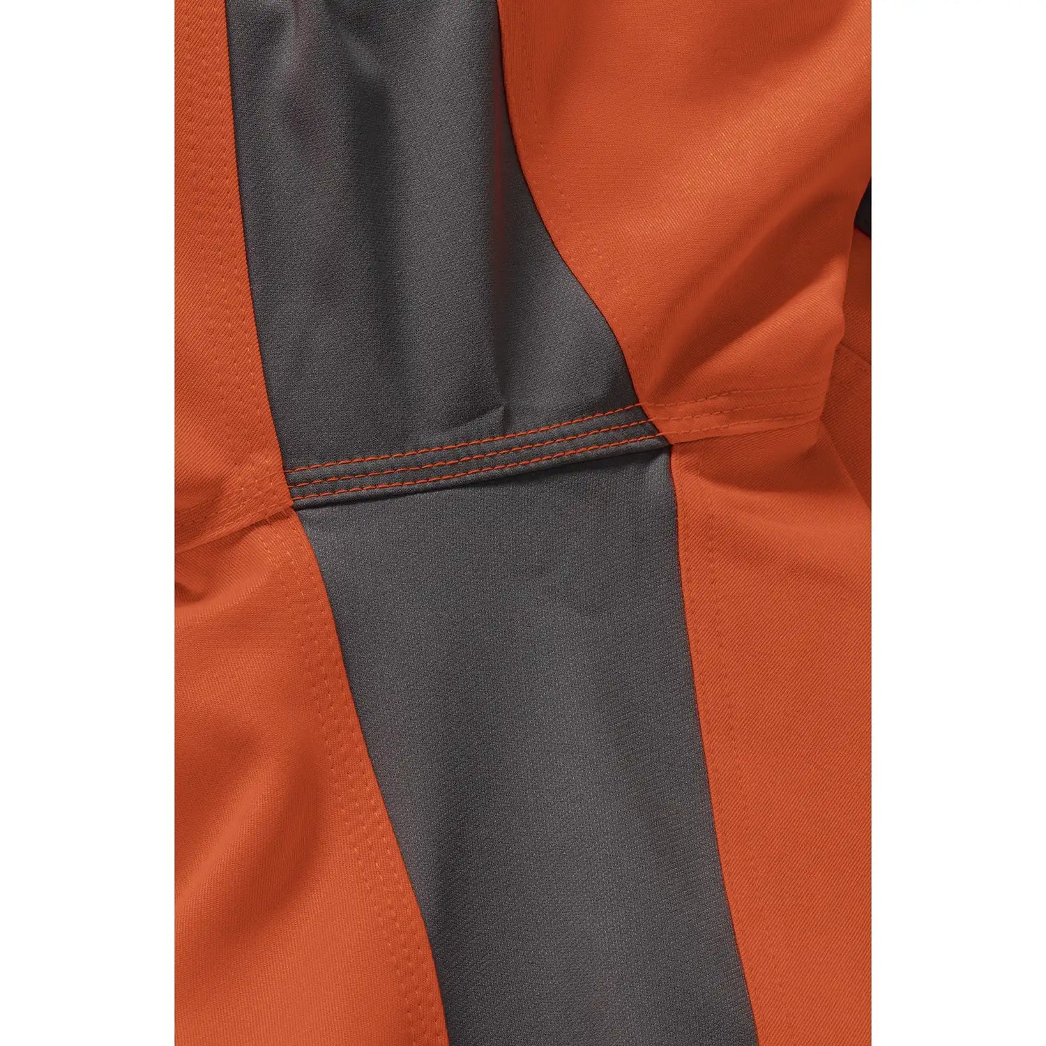 Planam Norit Warnschutz Damen Latzhose orange/zink  36 orange/zink - Extra Detailbild