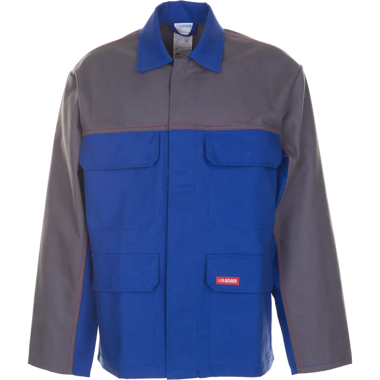 Planam Major Protect Jacke 1-lagig kornblumenblau/grau 102 kornblumenblau/grau - Vorschaubild