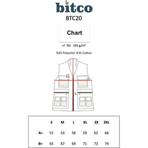 BITCO OHM Workvest - Water-Repellent Fabric - Tool Pockets - Soft-Touch Lining - Image 2