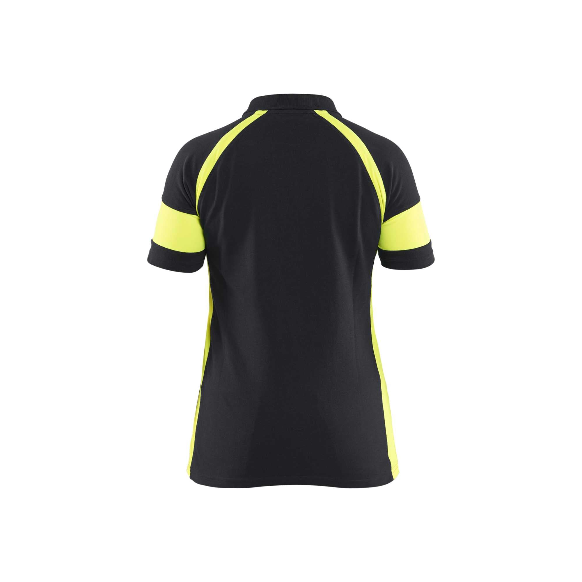 BLAKLADER 35291050 Women's Polo Shirt with Hi vis Hi Vis Reflective Short Sleeve Work Polo WOMEN - 60% Cotton