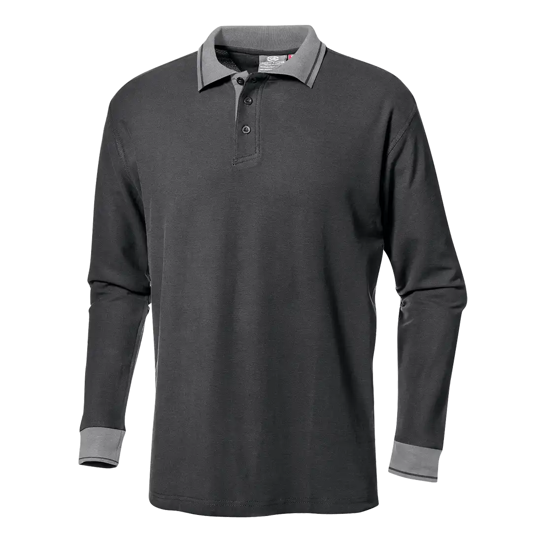 SIR SAFETY PIQUET Polo Langarm Arbeits-Poloshirt HERREN - 100% Baumwolle